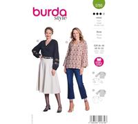 burda style Schnittmuster Damen Langarm Bluse Gr. 36-48