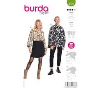 burda style Schnittmuster Damen Langarm Hemd-Bluse Gr. 36-48