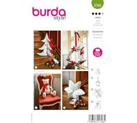 burda style Schnittmuster Deko Set für Weihnachten 4 Schnitte
