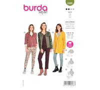 Burda Style Schnittmuster Jackenvariationen zum selber nähen | Damen, Gr. 34-44 | Nählevel: Leicht #6088