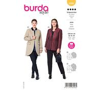 Burda Style Schnittmuster Jackenvariationen zum selber nähen | Damen, Gr. 44-54 | Nählevel: super leicht #6096