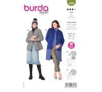 Burda Style Schnittmuster Mantelvariationen zum selber nähen | Damen, Gr. 34-44 | Nählevel: mittel #6069