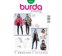 Burda Schnittmuster 7313 Cape,Capa Gr. 36-48