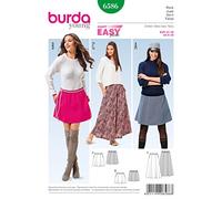 Burda Style Schnittmuster Rock 6586 Damen Größe 32–46