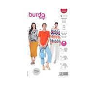 burda Schnitt 5926 "Shirts mit Wasserfallausschnitt"