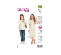burdastyle Schnittmuster 9244 | Kleid und Bluse für Mädchen zum selber nähen | Mädchen, Gr. 104-146 | Nählevel: leicht