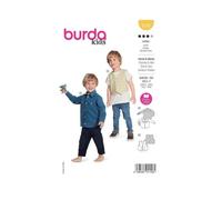burdastyle Schnittmuster 9248 | Hemd und Weste für Jungs zum selber nähen | Mädchen, 92-122 | Nählevel: fortgeschritten