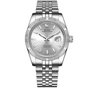 BUREI Herren Automatikuhr Luxus Business Wasserdicht Edelstahl Uhren für Männer, Self-Winding