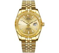 BUREI Herren Automatikuhr Luxus Business Wasserdicht Edelstahl Uhren für Männer, Self-Winding