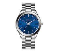 BUREI Herren Uhren 44mm Armbanduhr Herren mit Japanischem Quarzwerk - Minimalistische große Kleideruhr aus Edelstahl | schweres Design | Geschenk für Männer