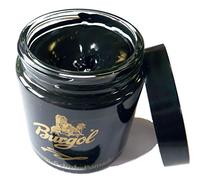 Burgol Schuhpflegeset Schuhpomade SCHWARZ und Tiegelbürste