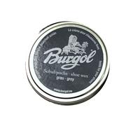 Burgol Schuhwachs - Lederpflege Schuhcreme shoe wax 100 ml Blechdose: Farbe: Grau