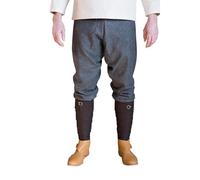 Burgschneider Herren Wikinger Hose Mittelalter Gewandung Fenris Woll-Mischgewebe - frühmittelalterlicher Stil LARP Cosplay & Mittelaltermarkt