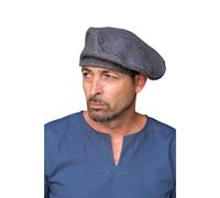 Burgschneider Mittelalter Barett Harald aus Wolle - Historische Landsknecht Mütze - Renaissance Kopfbedeckung für LARP, Cosplay & Mittelaltermarkt