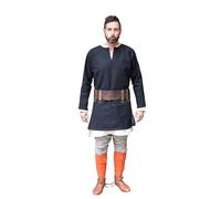 Burgschneider Mittelalter Tunika Herren Kurz Erik - Schwere Baumwolle - Wikinger Gewandung für LARP, Cosplay & Mittelaltermarkt