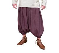 Burgschneider Wikinger Hose Herren Mittelalter Borys Woll Fischgrät für Mittelaltermarkt LARP Cosplay