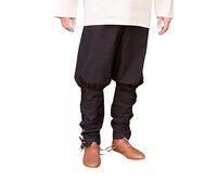 Burgschneider Wikinger Hose Herren Wigbold Canvas 100% Baumwolle - Beinwickel LARP Cosplay & Mittelalter Gewandung