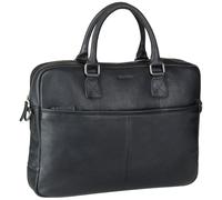 Burkely Antique Avery Aktentasche Leder 40 cm Laptopfach schwarz