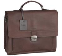Burkely Aktentasche Vintage Scott Dark Brown Herren