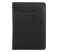 Burkely Antike Avery Passport Cover-Schwarz Schwarz M