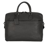 Burkely Antique Avery Aktentasche Leder 46 cm Laptopfach schwarz