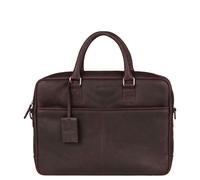Burkely Antique Avery Aktentasche dunkelbraun, Leder, Herren