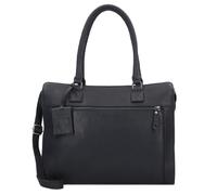 Burkely Antique Avery Schultertasche Leder 35,5 cm Laptopfach schwarz