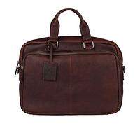 Burkely Antique Avery Aktentasche Leder 40 cm Laptopfach braun