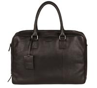 Burkely Antique Avery Aktentasche schwarz, Leder, Herren