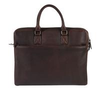 BURKELY Antique Laptop Bag 17" Dark Brown