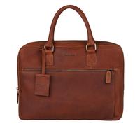 Burkely Antique Avery Aktentasche Leder 38 cm Laptopfach braun