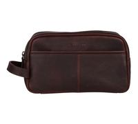 BURKELY Antique Toiletry Bag Dark Brown