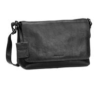 Burkely Umhängetasche Antique Avery Damen Leder 24 cm Schwarz