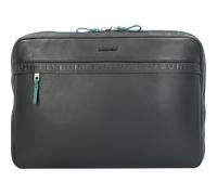 Burkely Bold Bobby Laptoptasche RFID Leder 39 cm Laptopfach black (1005603-84-10) schwarz