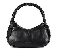 Burkely Braidy Schultertasche Leder 33 cm schwarz