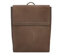 Burkely Casual Carly Rucksack Leder 30 cm Laptopfach moon grey (TAS034877) braun