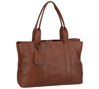 Burkely Soft Skylar Schultertasche Leder 36 cm Laptopfach braun