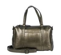 Burkely Leder Handtasche Umhängetasche Creased Crystal Handbag Gun Metal taupe