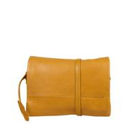 Burkely Damen Natural Norah Double Pocket Flap Crossbody, Gelb