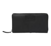 Burkely Damen Soft Skylar Large Zip Around Wallet, schwarz