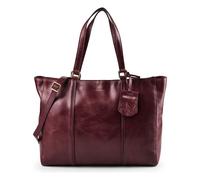 Burkely Fine Florence Shopper Tasche Leder 36 cm Laptopfach rot