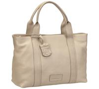 Henkeltasche BURKELY "BURKELY Taschen Leder", Damen, Gr. onesize, grau, Leder, Taschen (79872811-0) grau