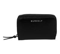 BURKELY Creased Crystal Double Flap Wallet Black