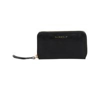 Burkely Leder Geldbörse Fine Florence Zip Around Wallet Black schwarz