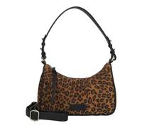 Burkely Leder Schultertasche Umhängetasche Animo Shoulderbag Leopard braun