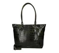 Burkely Leder Schultertasche Umhängetasche Cool Colbie Wide Tote 15,6" Olive olivgrün