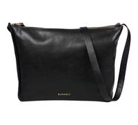 Burkely Fine Florence Umhängetasche schwarz, fein genarbtes Leder, Damen