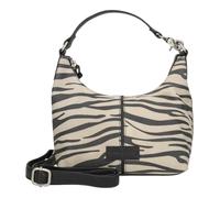 Burkely Leder Umhängetasche Schultertasche Animo Crossbody Bag Zebra schwarz creme