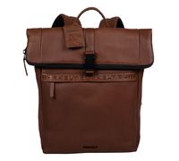 BURKELY Minimal Mason Rolltop Backpack 14" Custom Cognac