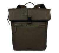 Burkely - Minimal Mason Rolltop Backpack 14 - Praktischer Alltagsbegleiter im eleganten Design grün, Standard